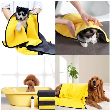 Quick-Dry Microfiber Dog Towel